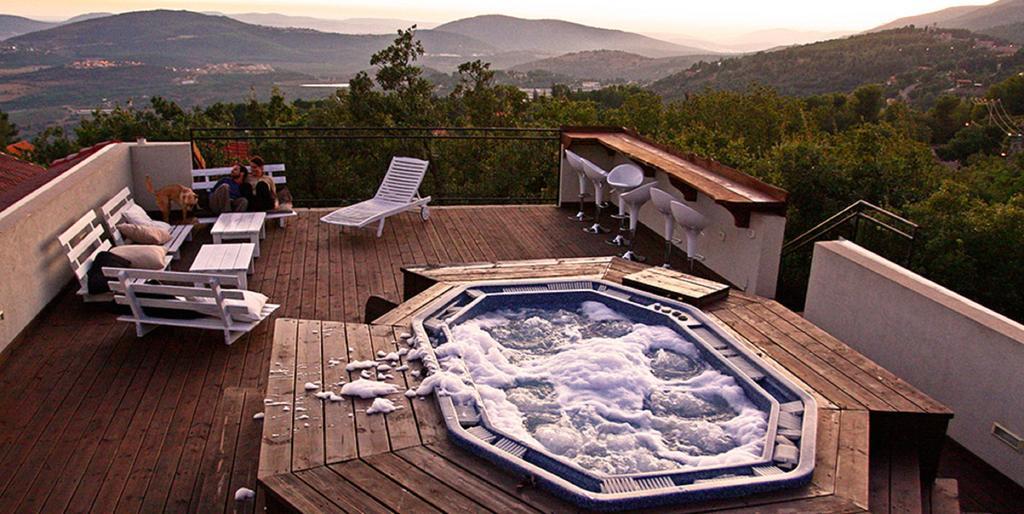 Villa Roof Of The Galilee Amirim Zimmer foto